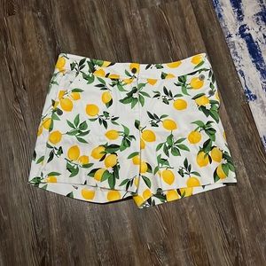 Lemon shorts size 16 isaac mizrahi brand